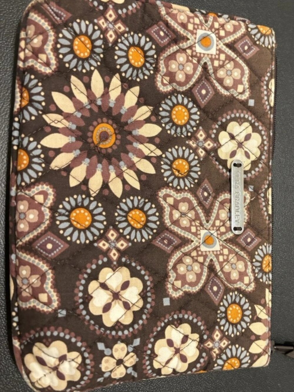 Vera Bradley Makeup Bag Brown Multi Fall